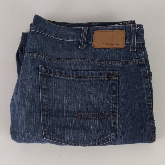 calvin klein blue jeans